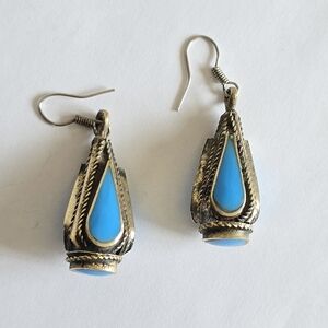 Vintage Afghan Kuchi Earrings hand made drop Earrings